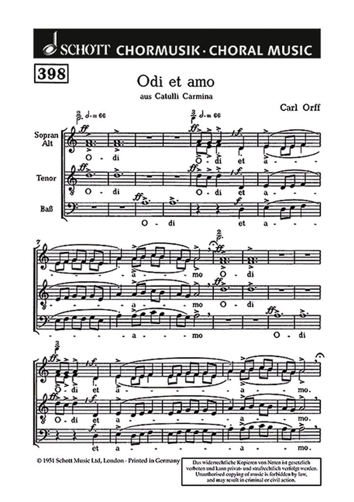 Odi et amo